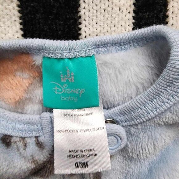 Disney Fleece Sleepers Size 0-3M - Picture 4 of 7